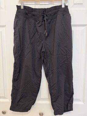 lululemon athletica Black Cropped Drawstring Pants